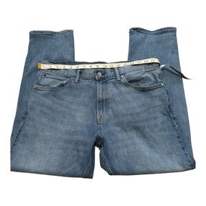 Calvin Klein Jeans Blue Relaxed Fit Straight Leg Denim Mens 36x30 Classic Casual